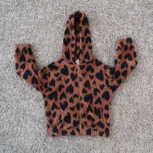 Carter's Brown and Black Fleece Hoodie